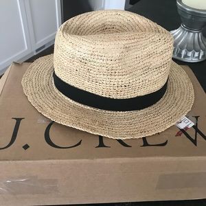 J crew  straw hat
